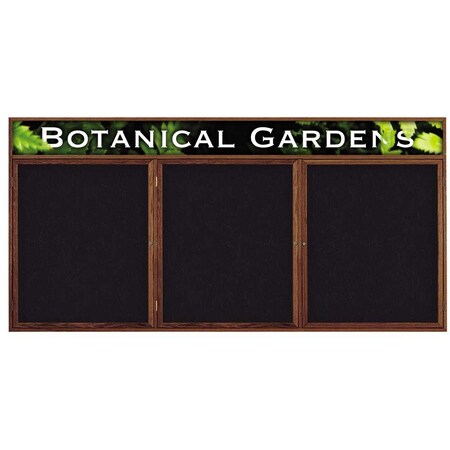 United Visual Products Board, 36x36, Walnut/Marble UV102EZ-MARBLE-WALNUT